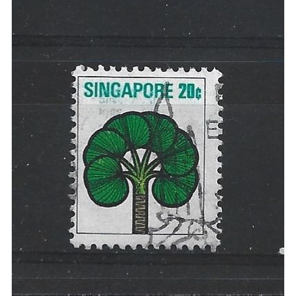 Singapore.SG216 20c Licuala grandis.Fine Used.Jun25