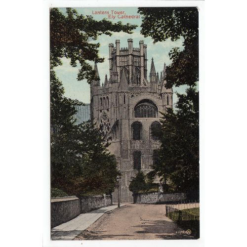 Lantern Tower Ely Cathedral Cambridgeshire Postcard 41361
