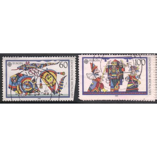 Germany 1989 - SG2275/6 - Europa. Children's Toys - used