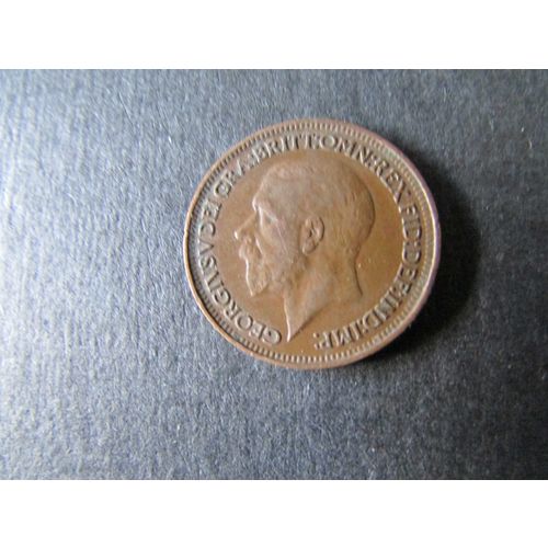 1930 GEORGE V FARTHING FREE POST. AAS