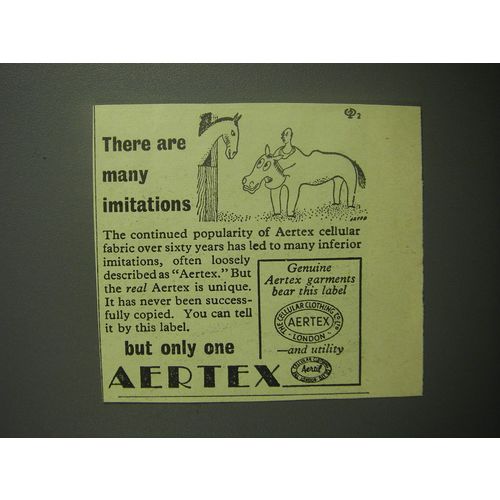1948 Aertex Cellular Fabric Ad