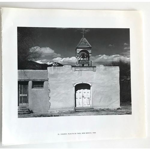 Eliot Porter Photo Print CHURCH placita de taos NM b/w original wall art poster