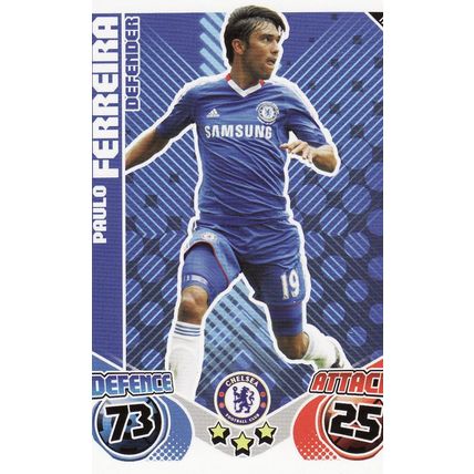 Match Attax 2010/2011 115 Paulo Ferreira Chelsea