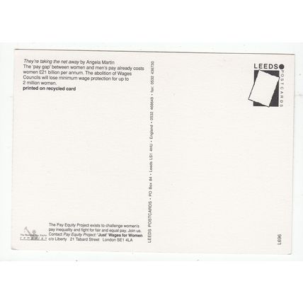 Women's Pay Equality Project Political Postcard