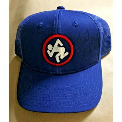 19 D.R.I. DRI SKANKER MAN CROSSOVER LOGO CONCERT HAT AUTOGRAPHED BY KURT BRECHT
