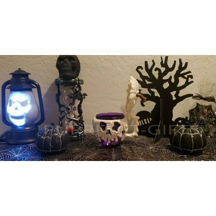 DISNEY MICKEY HALLOWEEN PARTY OOGIE BOOGIE BASH PURPLE POISON APPLE MUG CUP~NEW~