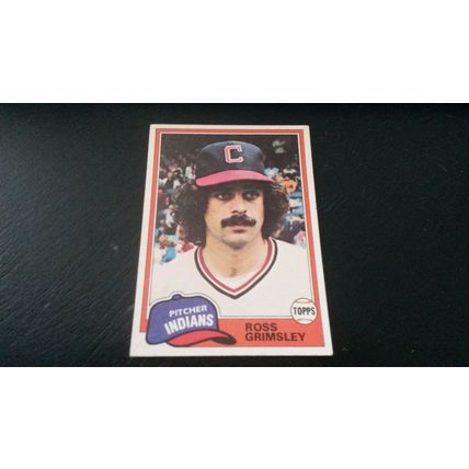 1981 Topps Card # 170 Ross Grimsley Very Good-Excellent (4) Cleveland Indians