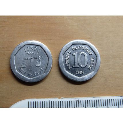 National Transport 1994 Libra Token (e92)