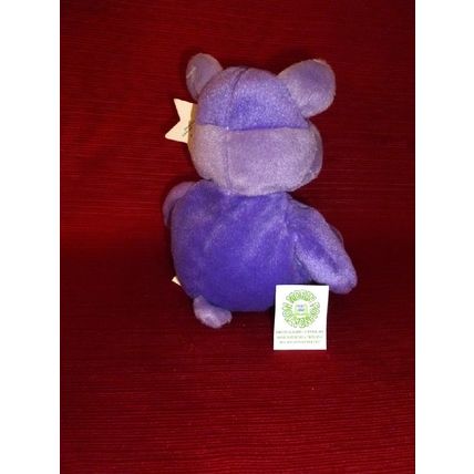 NWT JACUB OY MACCA BEANS COLLECTIBLE PURPLE PLUSH BEAR