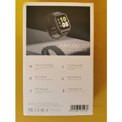 Haylou GST Smart Watch Fitness Tracker Blood Pressure Heart Rate Sports Watch
