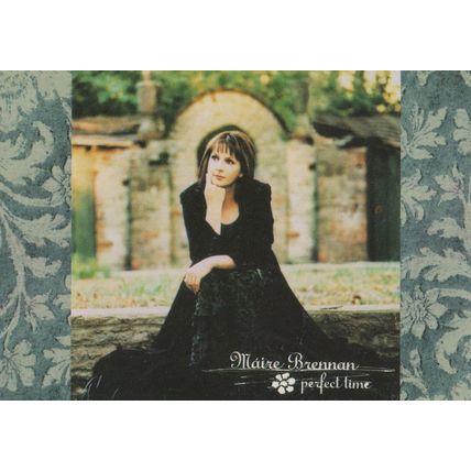 Marie Brennan of Clannad Perfect Time CD Advertising Postcard