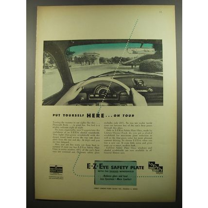 1952 Libbey-Owens-Ford Glass Ad - Put yourself here.. on tour