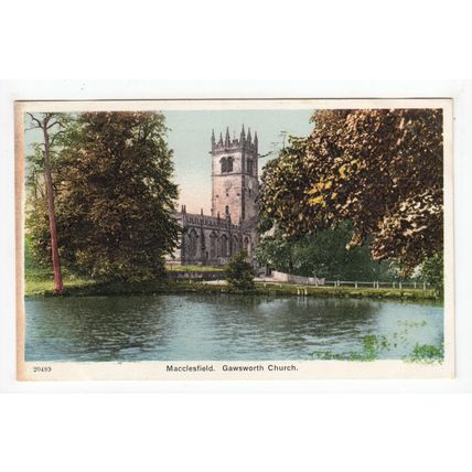 Gawsworth Church Postcard Cheshire 20489