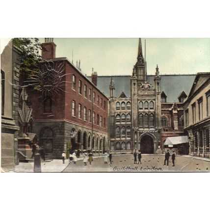 LONDON - Guildhall - 1920 Original Postcard (348)