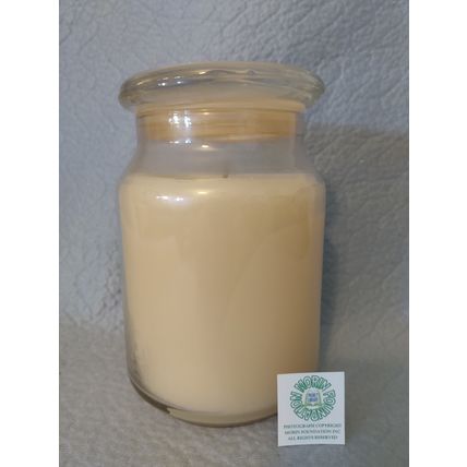 EMPIRE RICHLY SCENTED 23 OUNCE VANILLA CANDLE in LIDDED GLASS JAR