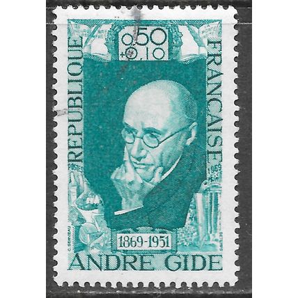FRANCE 1969 ANDRE GIDE RED CROSS FUND USED 1594 YT SG1830 1830 SG
