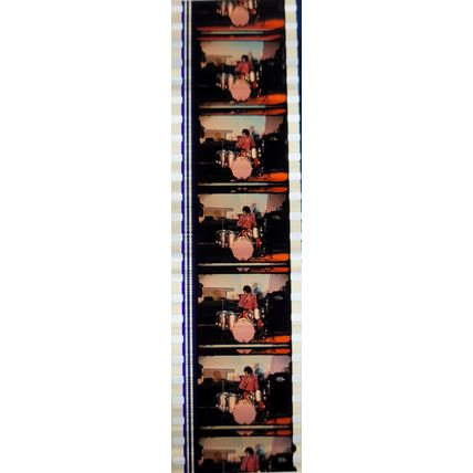 Jimi Hendrix. Pk GEB - A009i . 1 STRIP OF 5 - 35MM FILM CELLS. A very rare strip