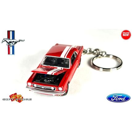 RARE KEYCHAIN 1964½ 65 RED FORD T5 MUSTANG CUSTOM Ltd Ed.