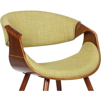 Armen Living Butterfly Mid Century Modern Dining Chair for Kitchen Office Desk V