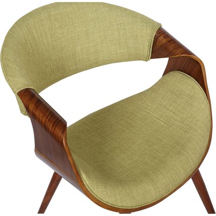Armen Living Butterfly Mid Century Modern Dining Chair for Kitchen Office Desk V