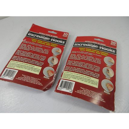 Greenbrier International 35 lb. Incredible Hooks - 2 Packs - 39 Total Hooks
