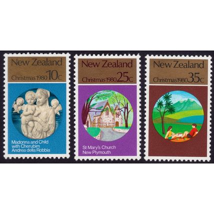 NEW ZEALAND 1980 Christmas Sc#716-718 MNH 3v set F-VF @S4686