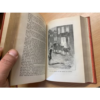 RARE* 1914 CHARLES DICKENS OUR MUTUAL FRIEND FIRESIDE EDITION HB BOOK (P4)