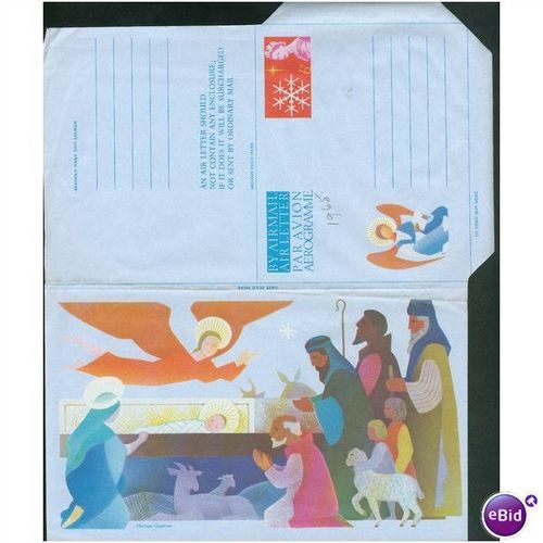 GB Airmail 1965 - Christmas 6d Pre-Paid