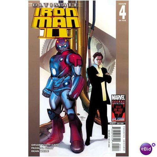 Ultimate Iron Man II #4 Orson Scott Card Marvel Obidiah Stane