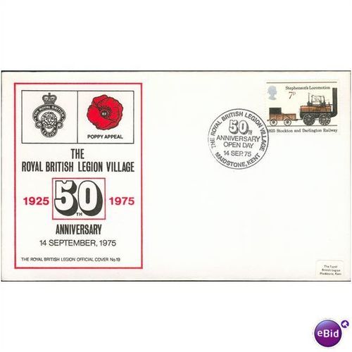GB Cover 1975 - The Royal British Legion Village 50th Anniversary 1925 - 1975