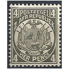 Transvaal 1885 SG181 4d Bronze-Green Mounted Mint...