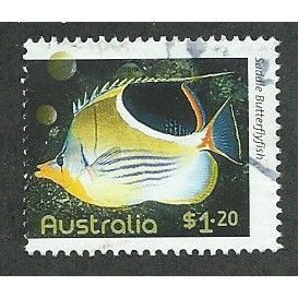 AUS 2010 $1.20 'FISHES OF THE REEF' FINE USED (EBID35-005)