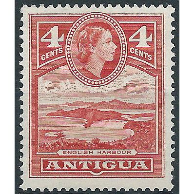 Antigua 1953 SG124 4c Scarlet Unmounted Mint ...