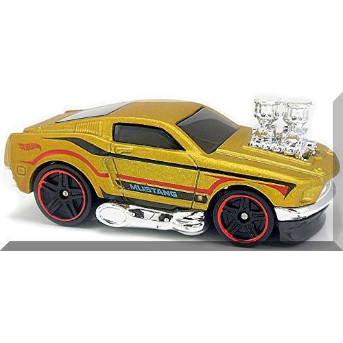Hot Wheels - '68 Mustang: Tooned #5/5 - #157/365 (2018) *Gold Edition*