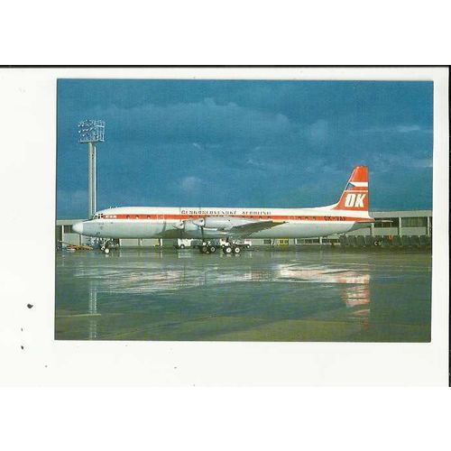 Aviation CESKOSLOVENSKE AEROLINIE IL 18 Postcard by Editions P.I. (462)