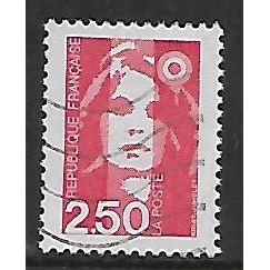 FRANCE 1989 2F.50 RED MARIANNE SG2918 FINE USED