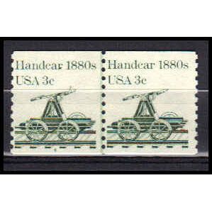 1898 3c Handcar Fine MNH Dry Gum CNP Left 4 PA0307