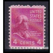 808 4c James Madison Fine MNH B0077