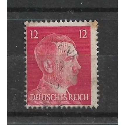Germany.TheThirdReich.SG776 12pf Adolf Hitler (Red).Fine Used.Nov21