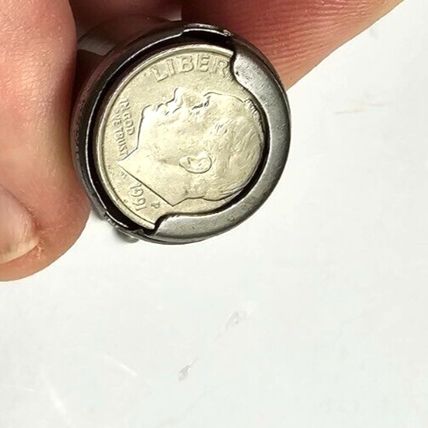 Pocket Dime Coin Holder Keychain Charm Fob Purse Bag Luggage (J14)