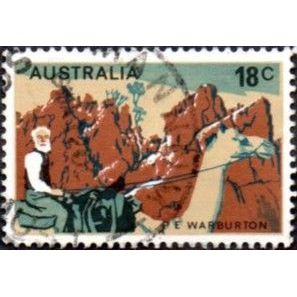 Australia 1976 $0.18c Value. 19th Cent Explorers, Peter, Warburton. Fine Used