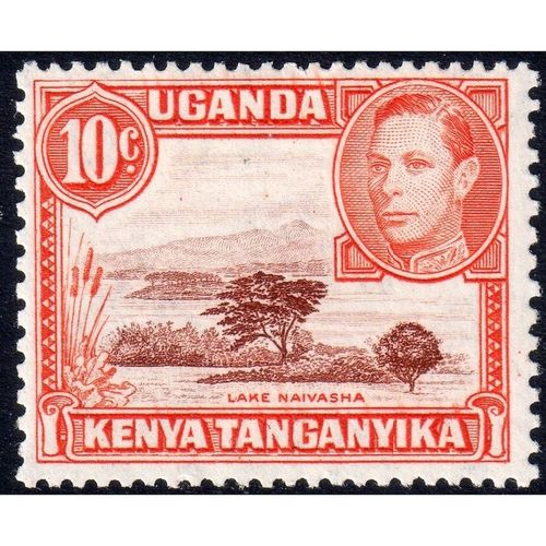 1938 K U T Sg134 10c Red-Brown & Orange FINE MOUNTED MINT (G77)