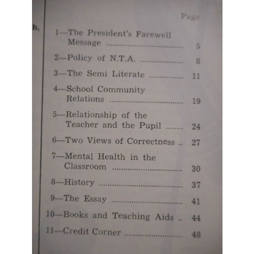 NTA Journal April 1962,Newfoundland Teachers Association,Vintage Fishing Cover