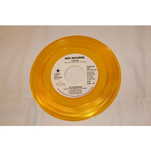 Lee Greenwood Color Vinyl Promo 45-SOMEONE STEREO