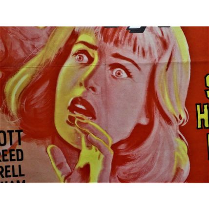 PARANOIAC (1963) original UK HAMMER Quad ***Janette Scott, Oliver Reed***