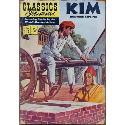 Classics Illustrated Comic Book #143 Kim Kipling HRN 143 1st Print Silver Age