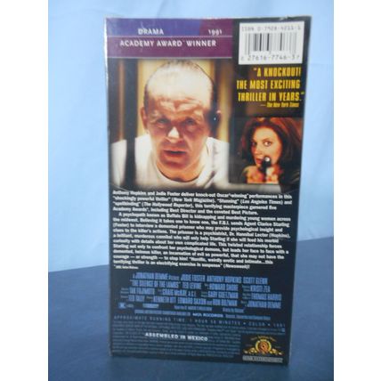 The Silence of the Lambs (VHS, 1999, Contemporary Classics)
