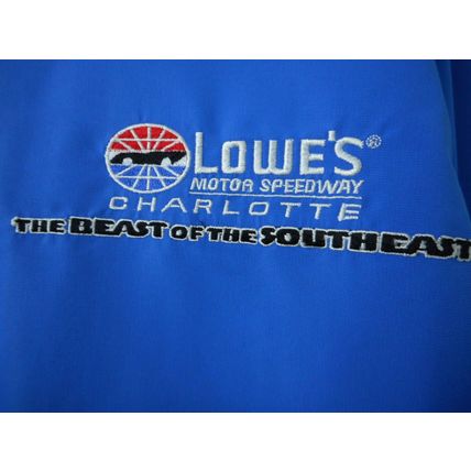Lowe's Motor Speedway Charlotte Windbreaker Jacket Large by SMI Properties