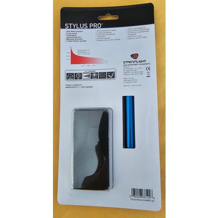 Streamlight Stylus Pro 100 Lumens Aluminum Flashlight Blue New