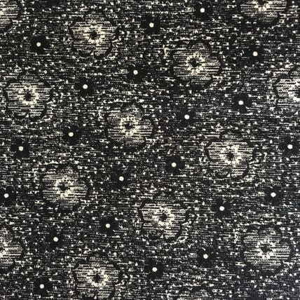 Cotton Quilting FABRIC 4 Fabrics Half Yard Bundle White on Black 100% Cotton #11